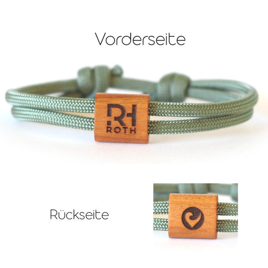 ROTH x myjori sailing rope bracelets wood mint - Stylisches Accesoire im ROTH- Design