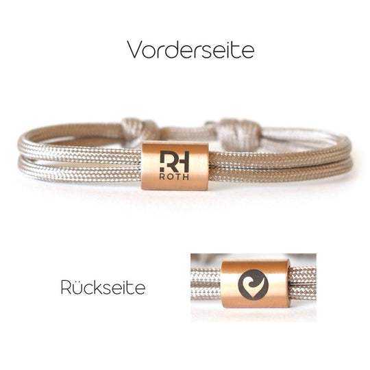 ROTH x myGreta sailing rope bracelets rosé- Stylisches Accesoire im ROTH- Design