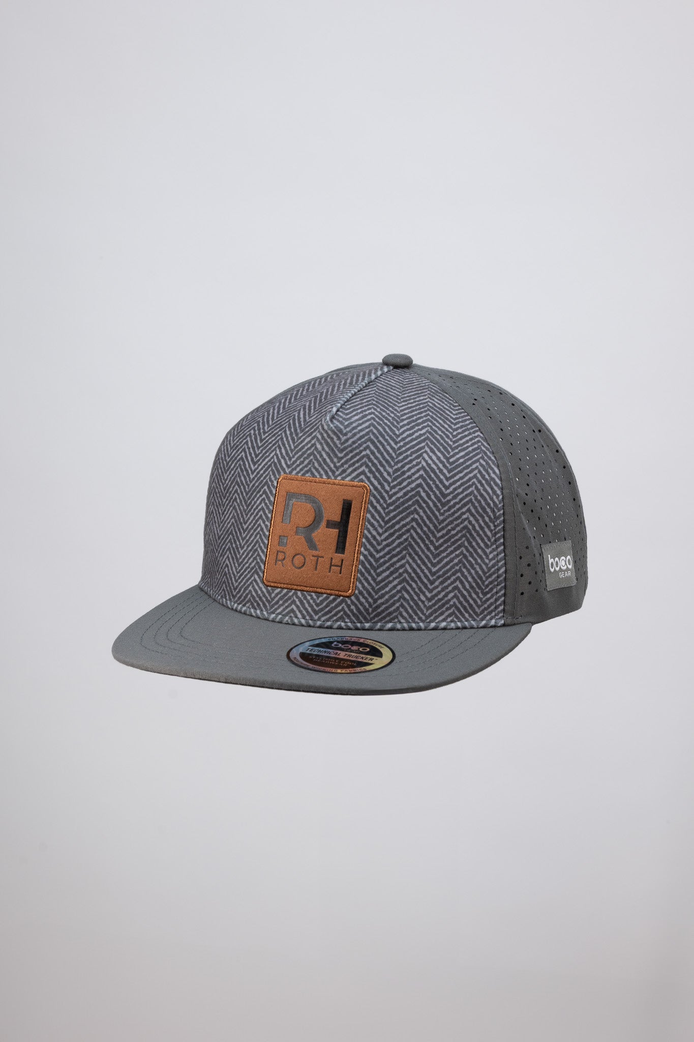 boco GEAR Flat Bill Trucker grey- Stylischer Sonnenschutz für den Alltag