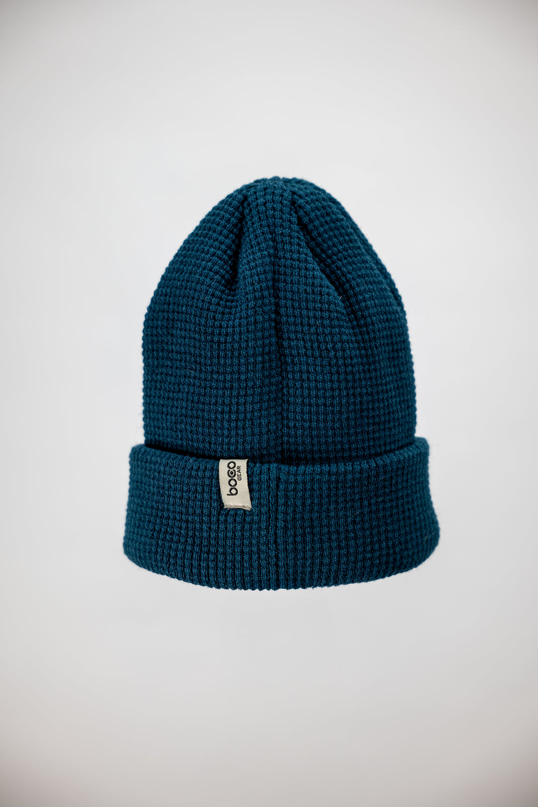 boco GEAR Waffle Knit Beanie blue- wärmende Mütze an kalten Tagen