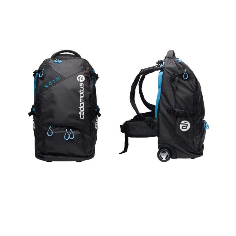 Cádomotus Hybrid Transition Bag- 2 in 1 Rucksack und Trolley mit dem ROTH Aufdruck