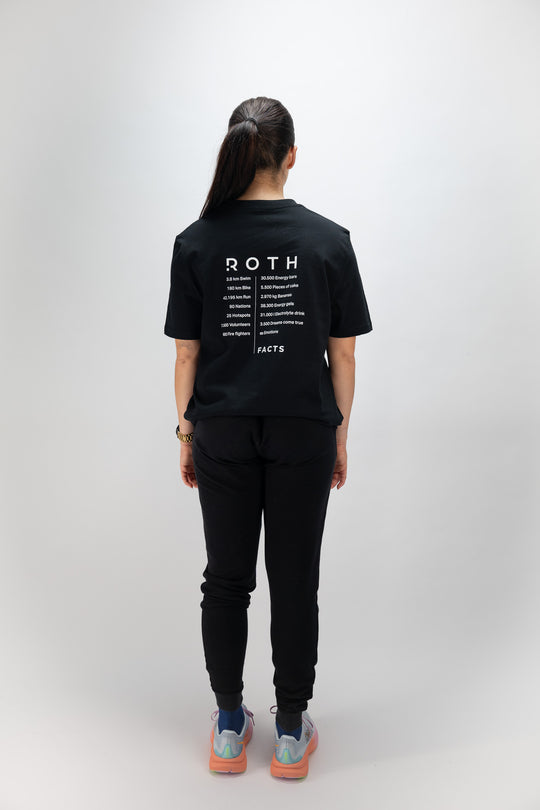 Unisex Casual T-Shirt ROTH facts - Klassischer Look mit dem ROTH Aufdruck und Zahlen zum Challenge Roth